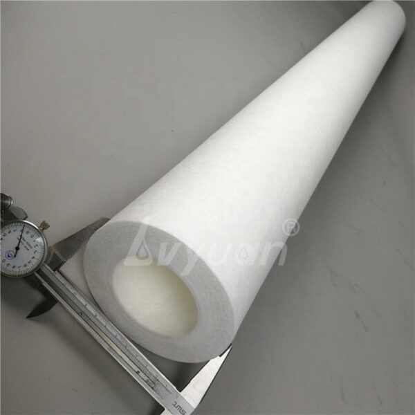 Large diameter melt-blown polypropylene filter cartridge