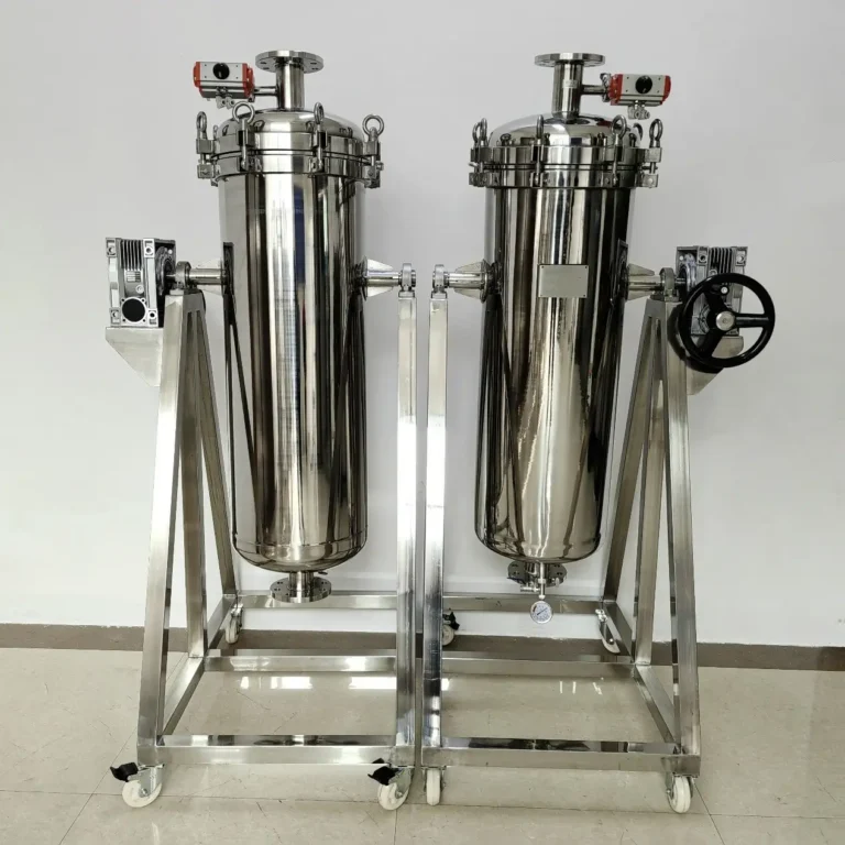 The new custom design of hand wheel cartridge filter housing