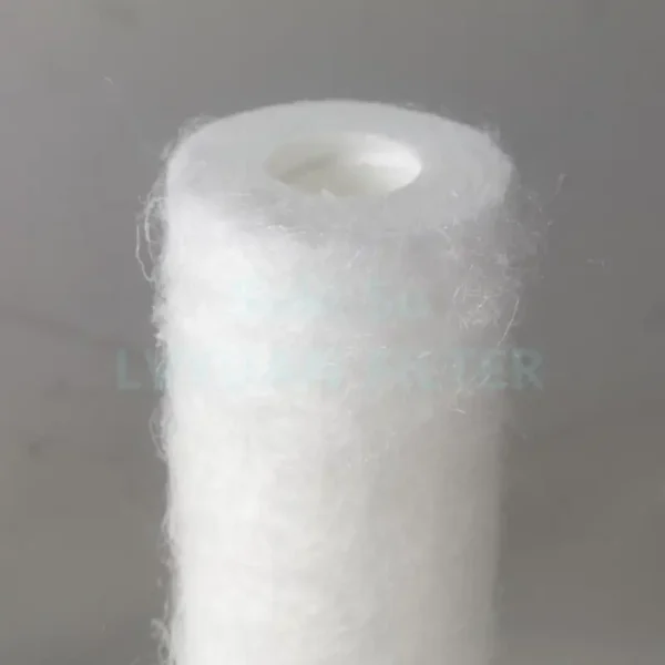 10 20 30 40 inch Replacement Polypropylene fine filter depth cartridge filters with hairy orange groove smooth surface