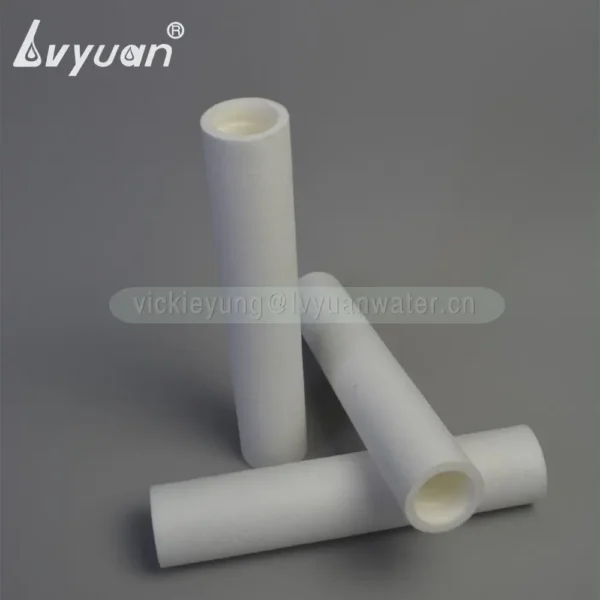 Big diameter 4.5x40 inch water filter pleated melt blown filter cartridge polypropylene filter with plastic connector code