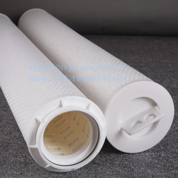 Big flow PP pleated 20 inch20 microns rate filtration sediment water filter cartridge