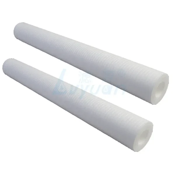 Different diameter spun water filter spare parts polypropylene PP water filter element for 25 micron water treatment filter