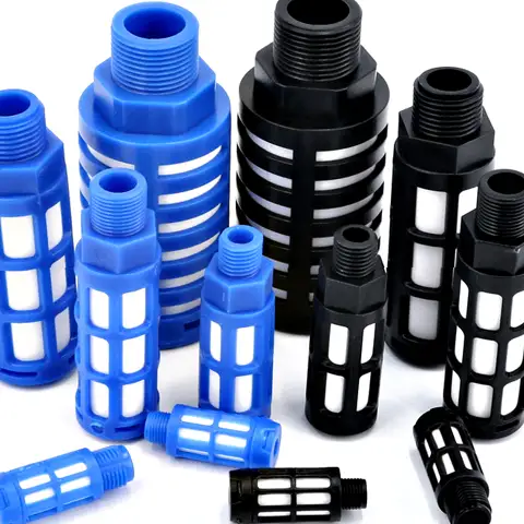 Exhaust Air Line Silencer spillover-prevention filters for discharge liquid bag Exhaust Air Line Silencer spillover-prevention filters for discharge liquid bag