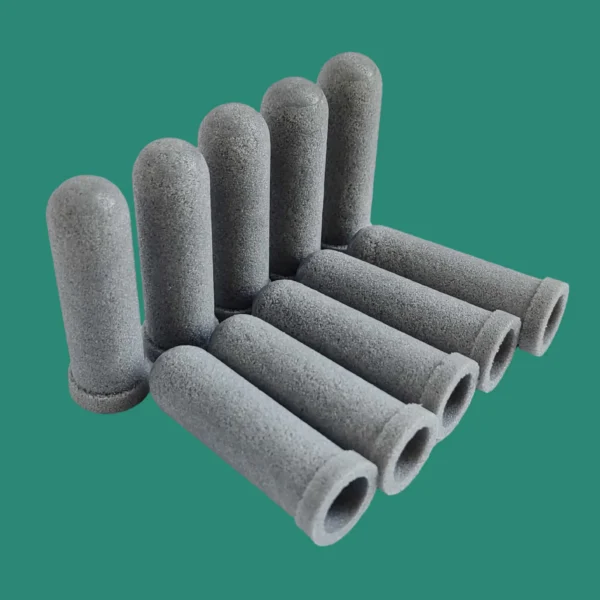 Porous Industrial Solid Liquid Filtration Sintered White Black PE Filter Cartridge