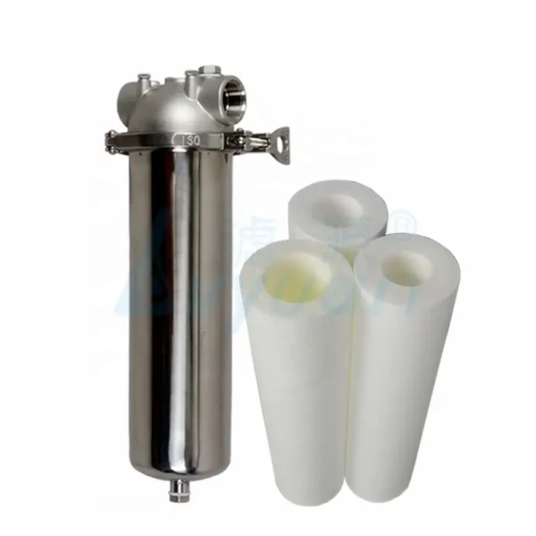 pp sediment filter cartridge water with steel filter housing for filter water systems