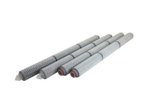 Carbon fiber pleated filter cartridge