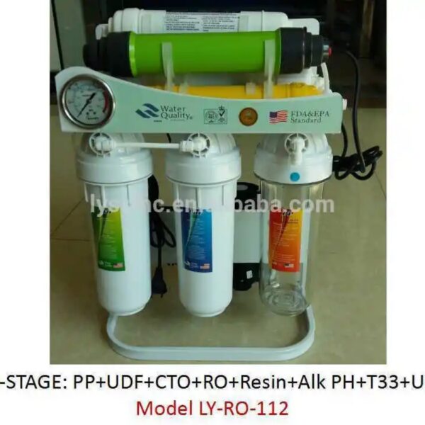 7 Stage Resin Softener Reverse Osmosis Water Purifiers