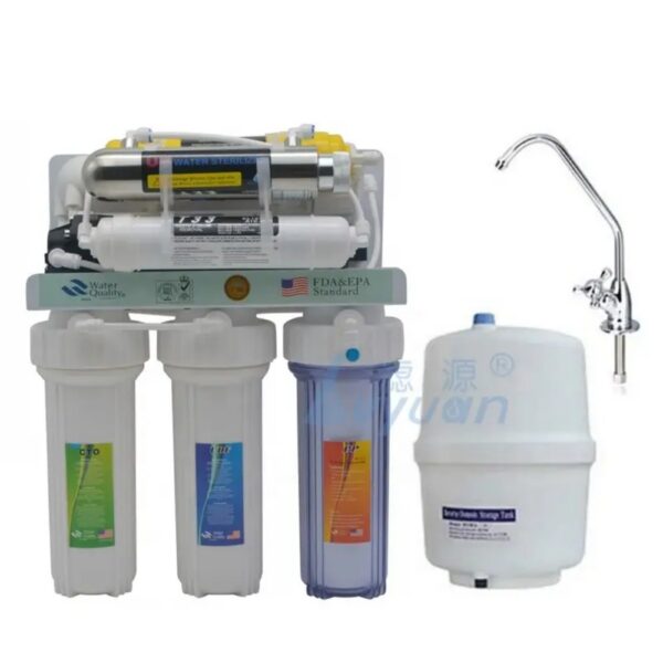 7 Stage Resin Softener Reverse Osmosis Water Purifiers