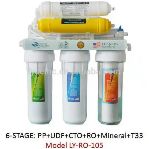 7 Stage Resin Softener Reverse Osmosis Water Purifiers