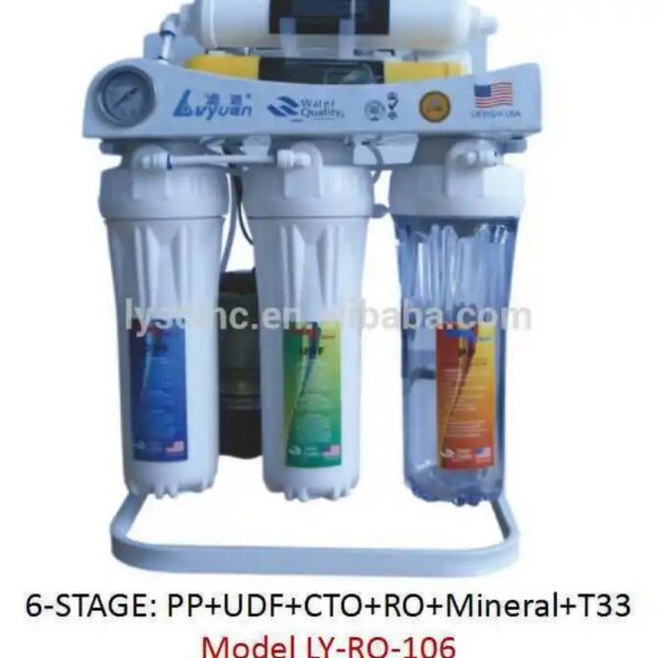 7 Stage Resin Softener Reverse Osmosis Water Purifiers