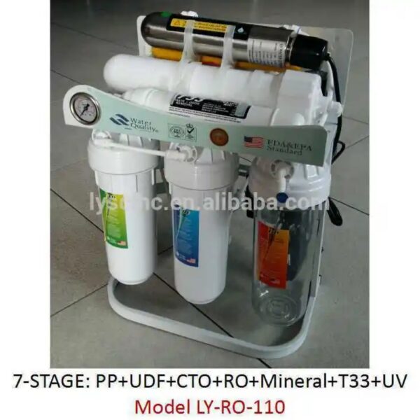 7 Stage Resin Softener Reverse Osmosis Water Purifiers