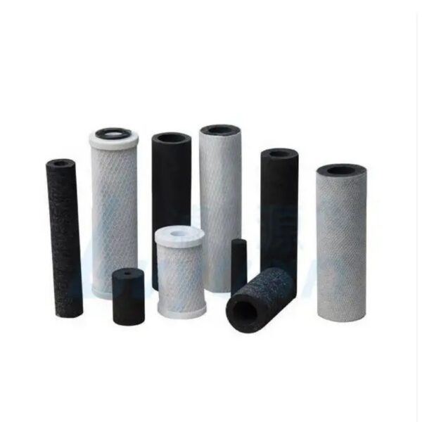 Sintered CTO Water Filter 25 Microns Activated Carbon Filter Element