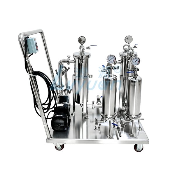 Mobile Stainless Steel Filtration Cart (1) Mobile Stainless Steel Filtration Cart (1)